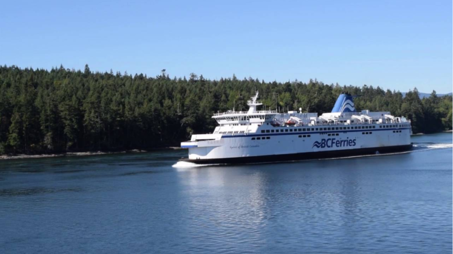 BC ferries drop off Victoria BC