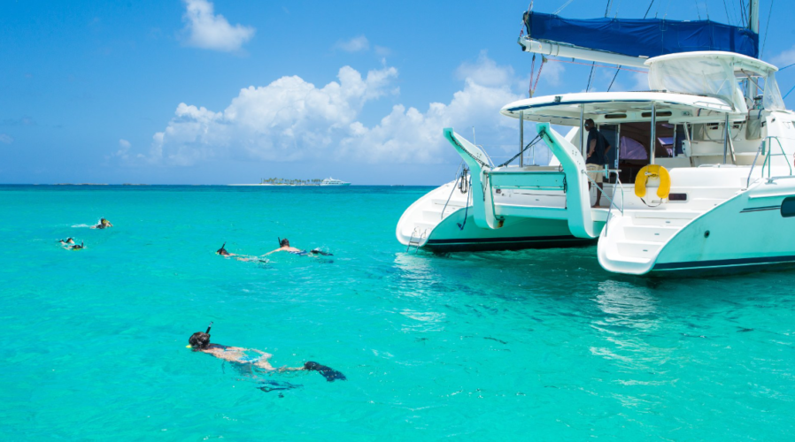 catamaran cruise in Mauritius